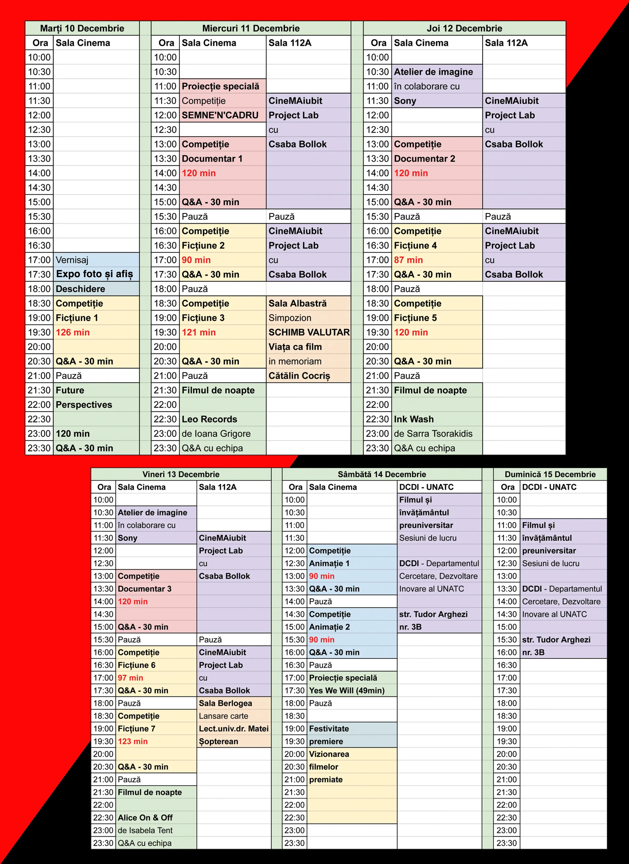 Program Cinemaiubit 2024